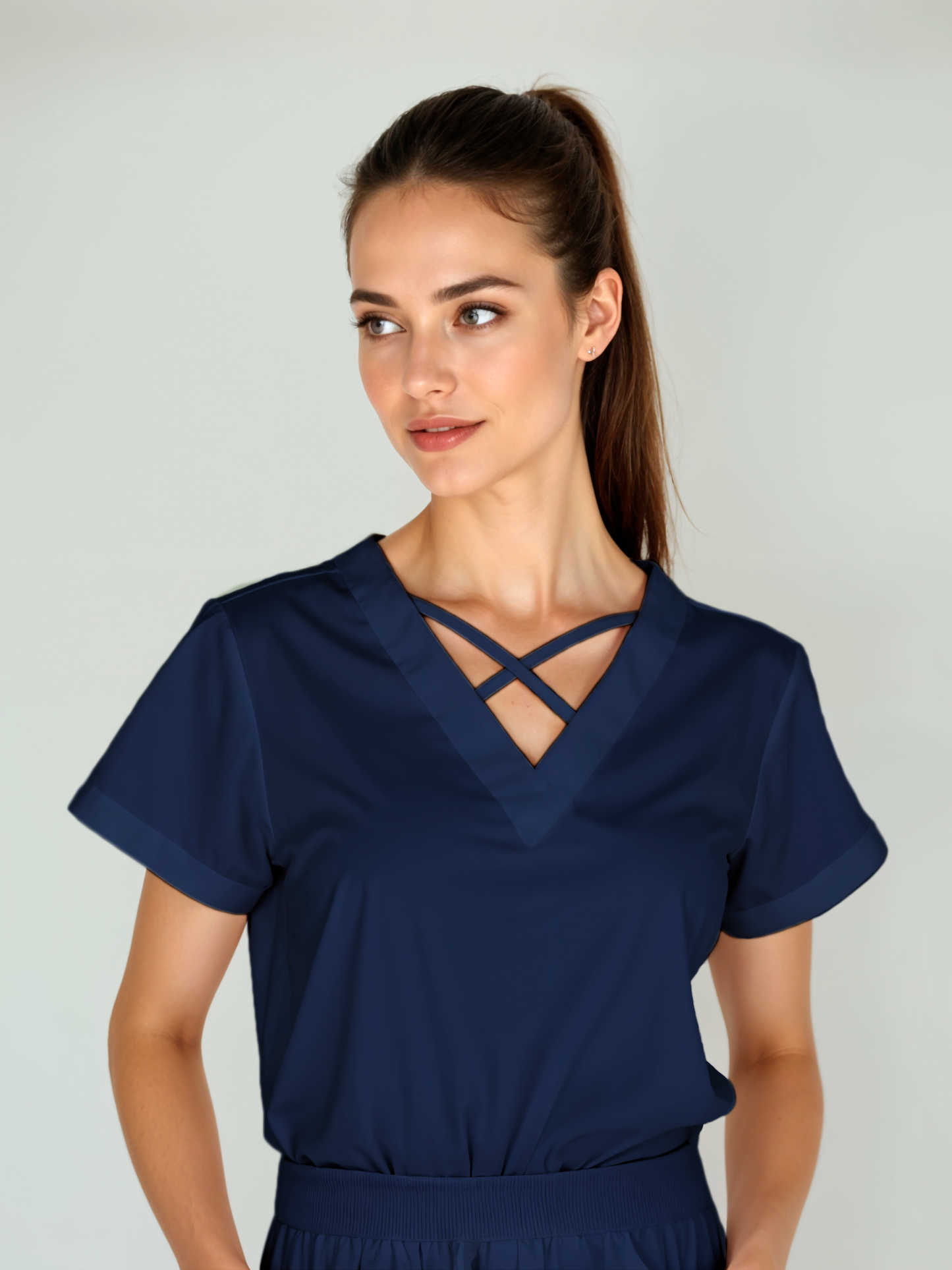Scrub de mujer “VitalFit” Azul Midnight