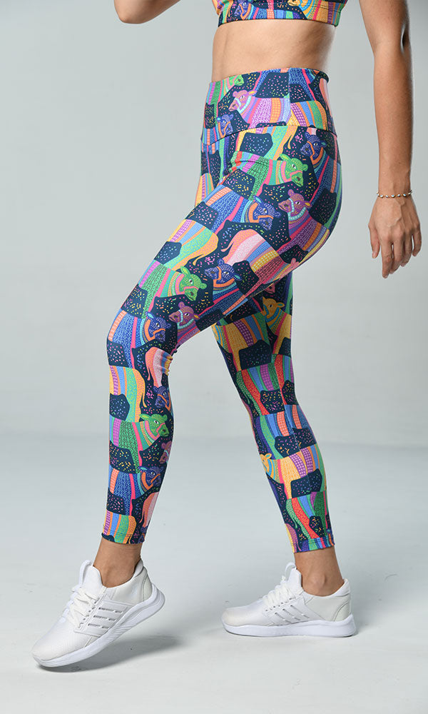 Leggins "Nature" Cows Parade de dama