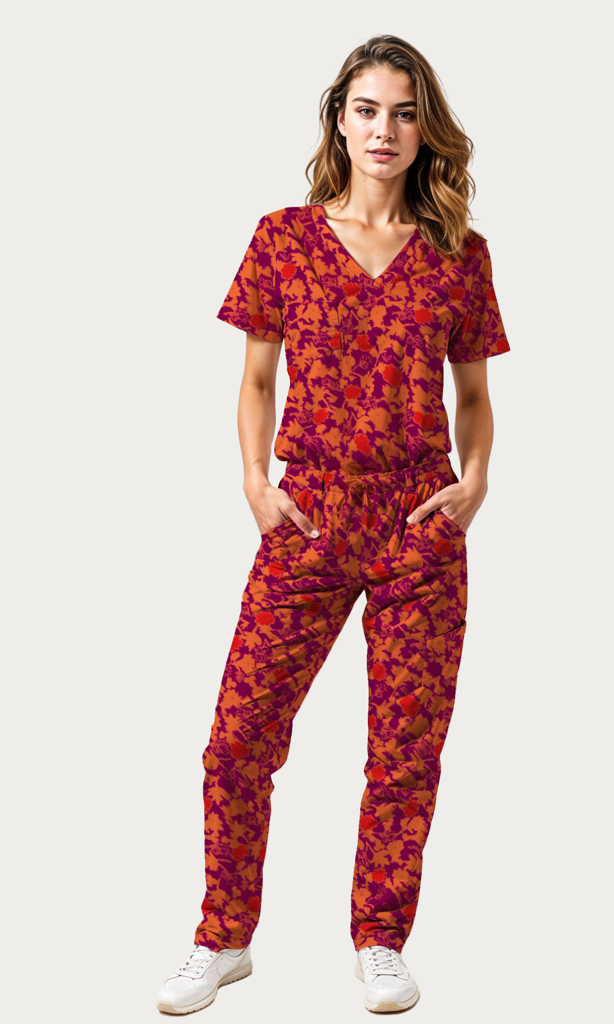 Pantalón "Medic" Flowers Camouflage de mujer