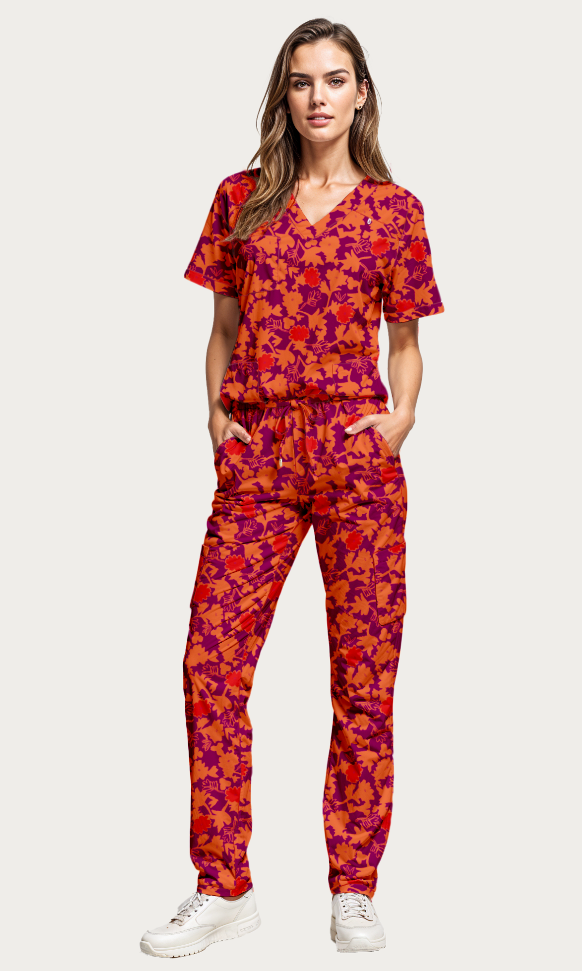Pantalón "Medic" Flowers Camouflage de mujer