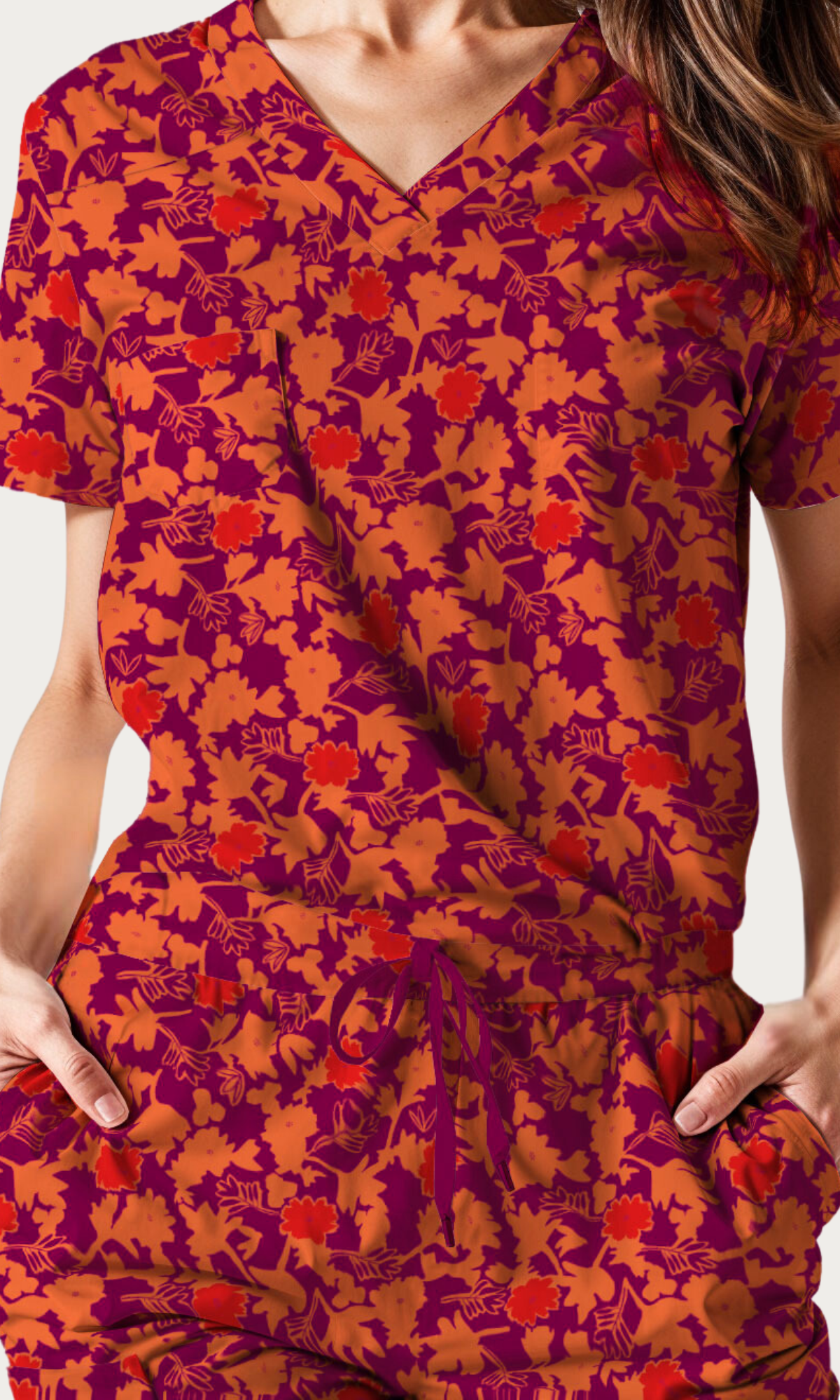 Pantalón "Medic" Flowers Camouflage de mujer