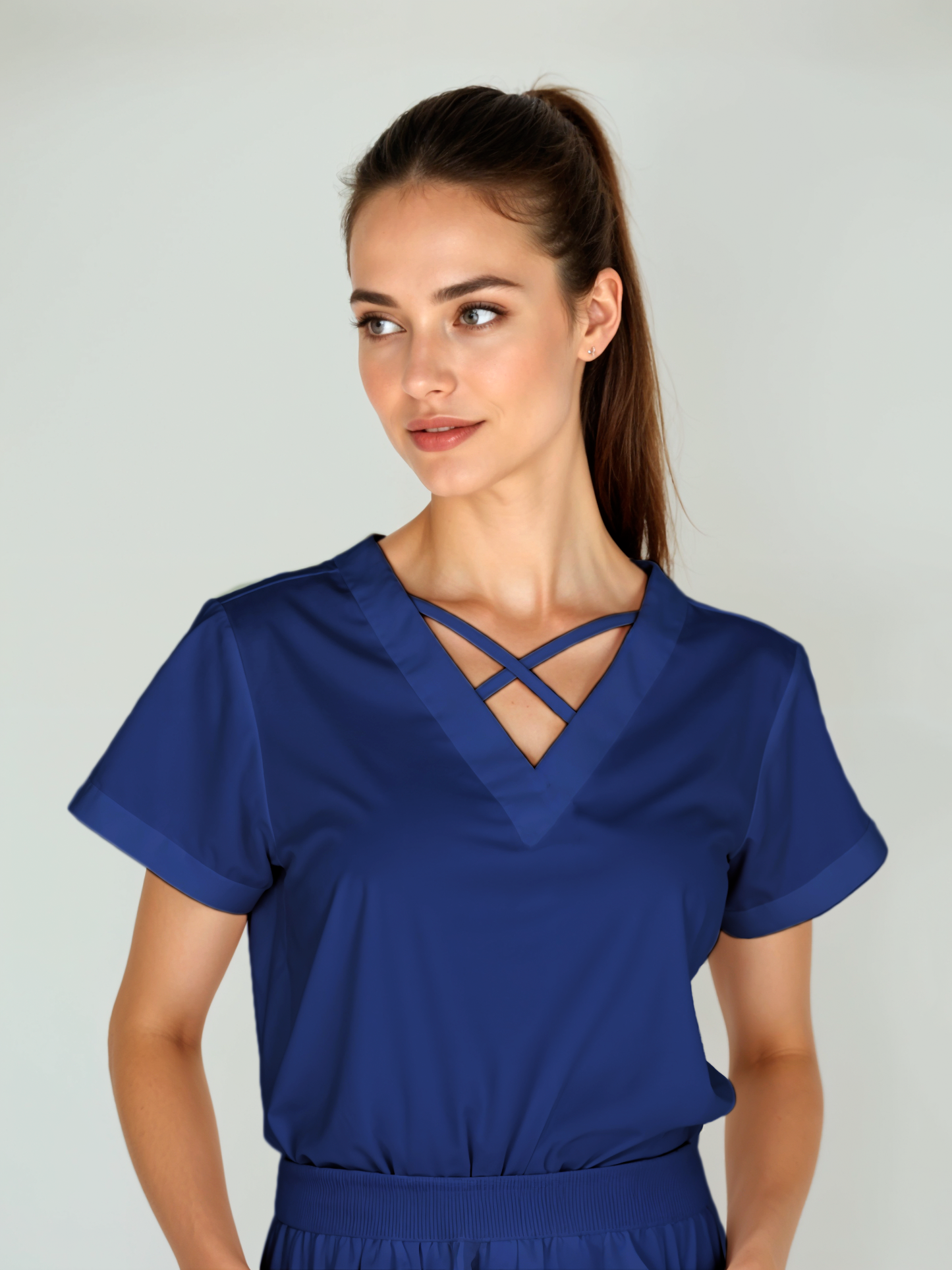 Scrub de mujer “VitalFit” Azul Vital