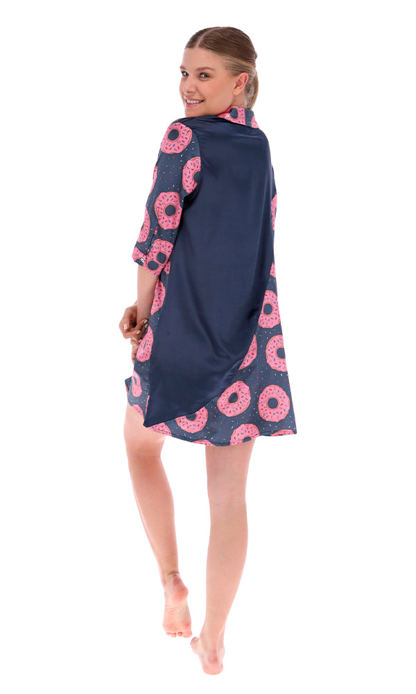 Pijama Boyfriend Shirt Donuts