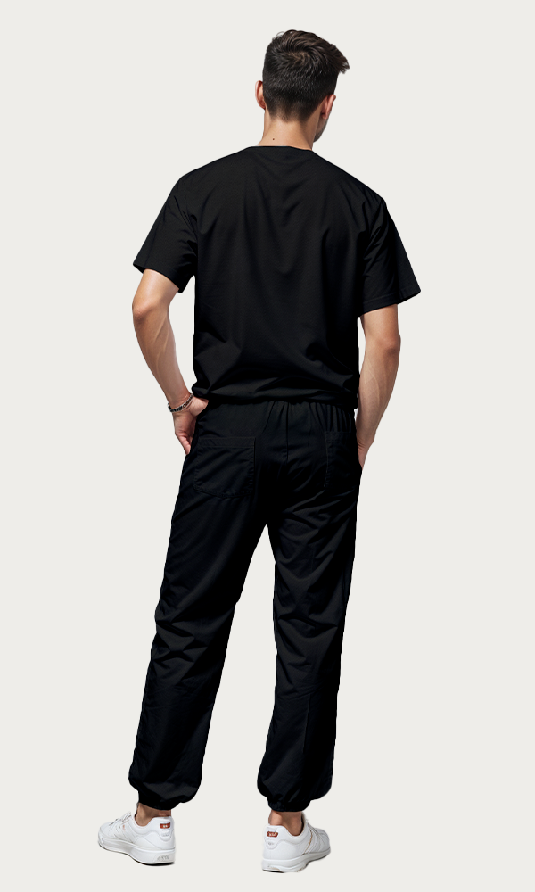 Scrub de hombre "Vibe" Negro