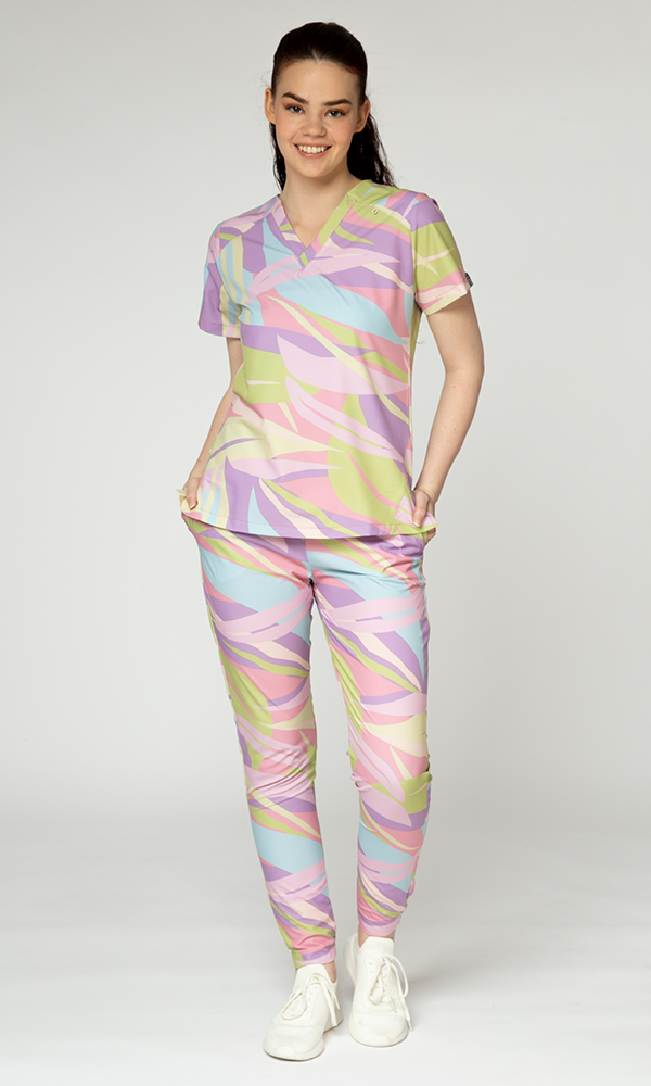 Pantalón Mujer "NU" Leaves