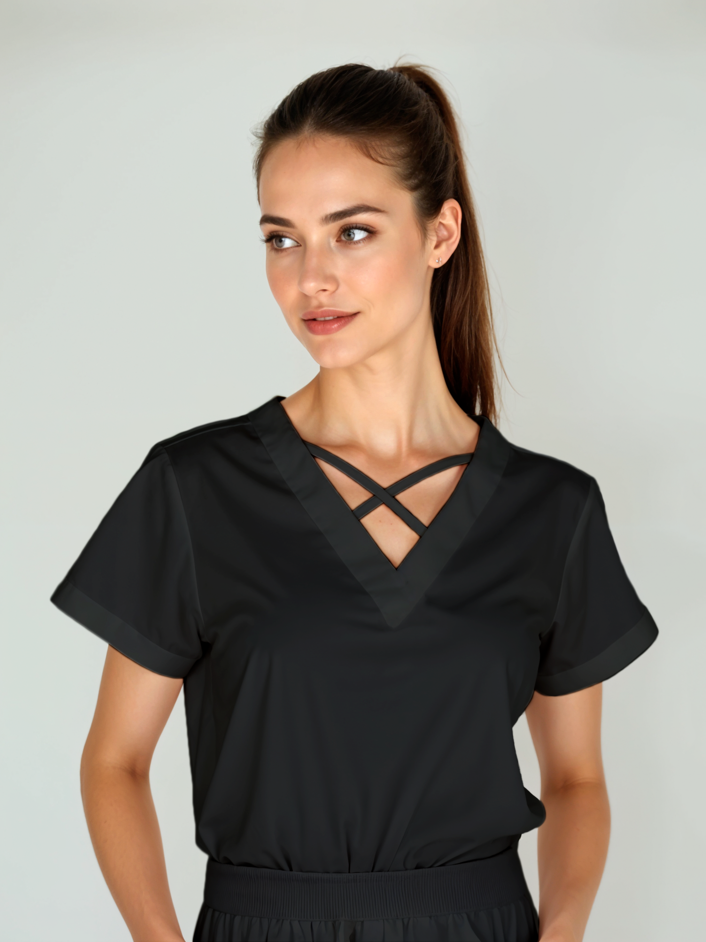 Scrub de mujer “VitalFit” Negro