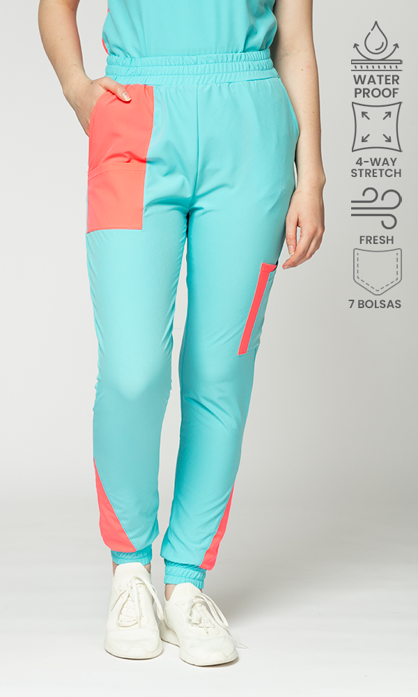 Pantalón Mujer "Funky Fluids" Glow