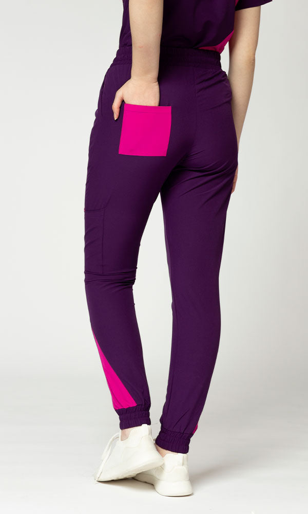 Pantalón Mujer "Funky Fluids" Purple