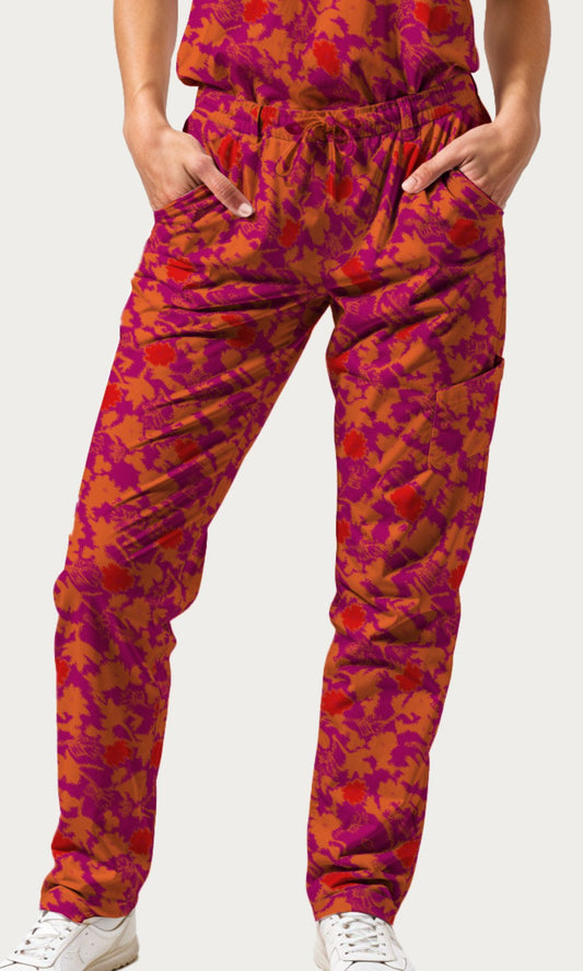 Pantalón "Medic" Flowers Camouflage de mujer