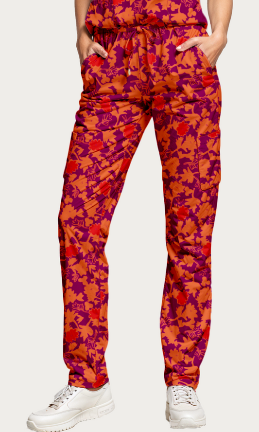 Pantalón "Medic" Flowers Camouflage de mujer