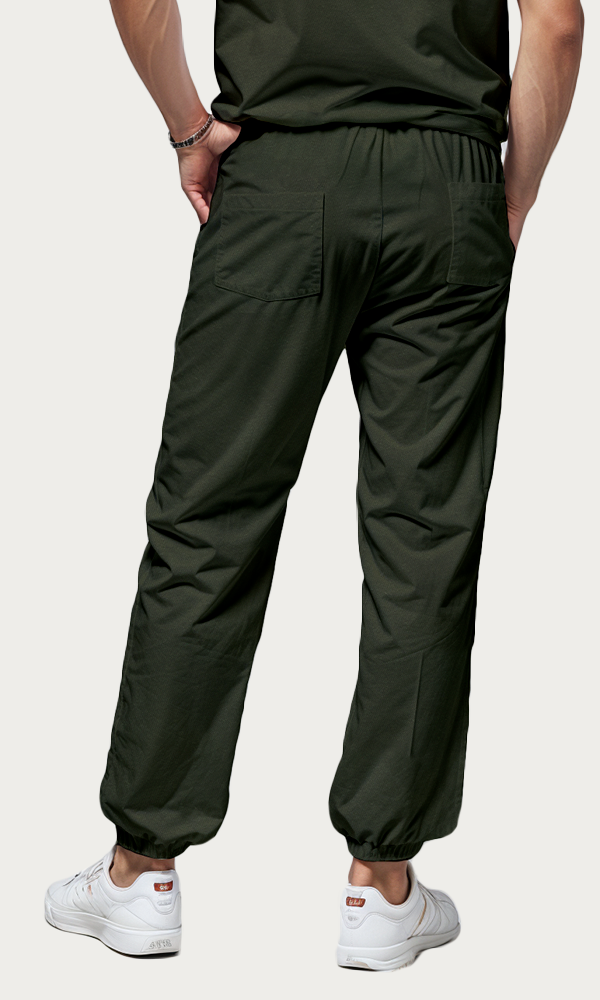 Scrub de hombre "Vibe" Verde Militar