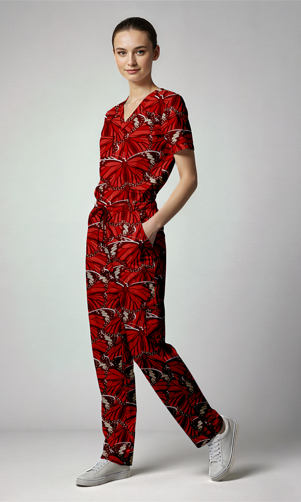 Preventa   Pantalón Mujer "Pro Medic" Red Monarca