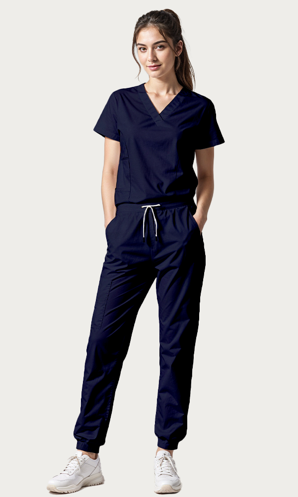 Scrub de mujer "Vibe" Azul Marino