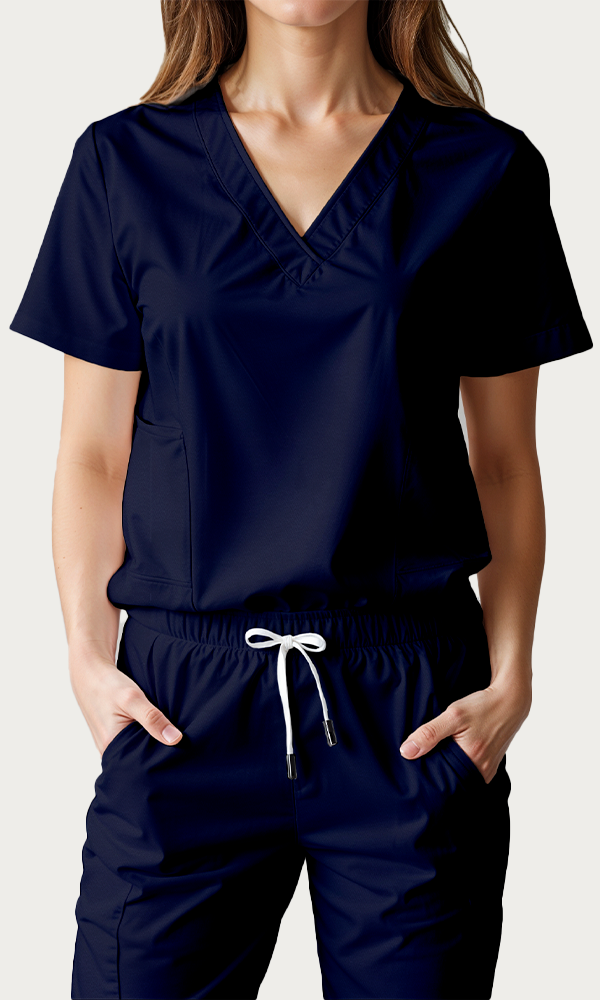 Scrub de mujer "Vibe" Azul Marino