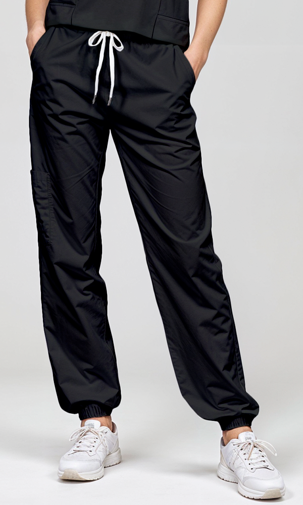 Scrub de mujer "Vibe" Negro