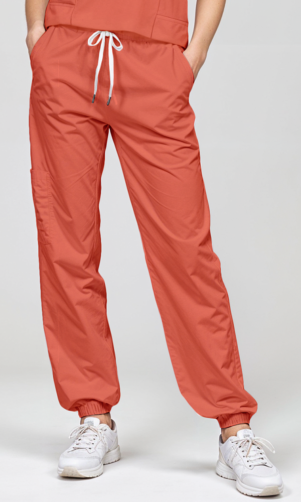 Scrub de mujer "Vibe" Rojo Terracota