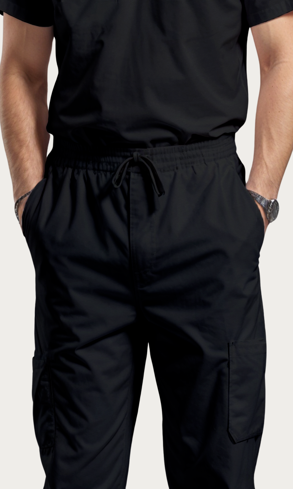 Scrub Hombre "Sau Basics" para equipos Negro