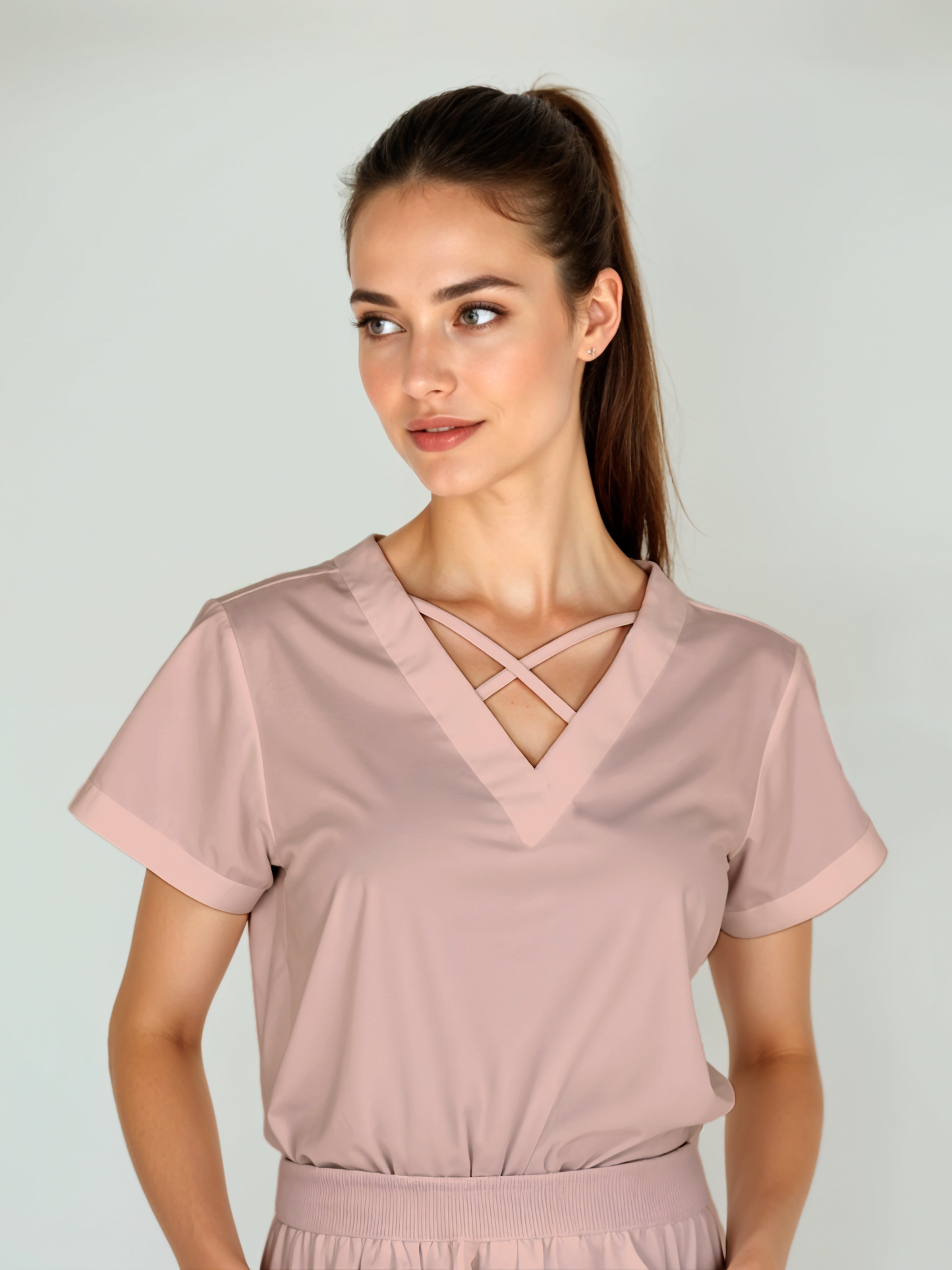 Scrub de mujer “VitalFit” Rosa Palo
