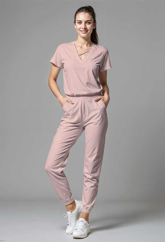 Scrub de mujer “VitalFit” Rosa Palo